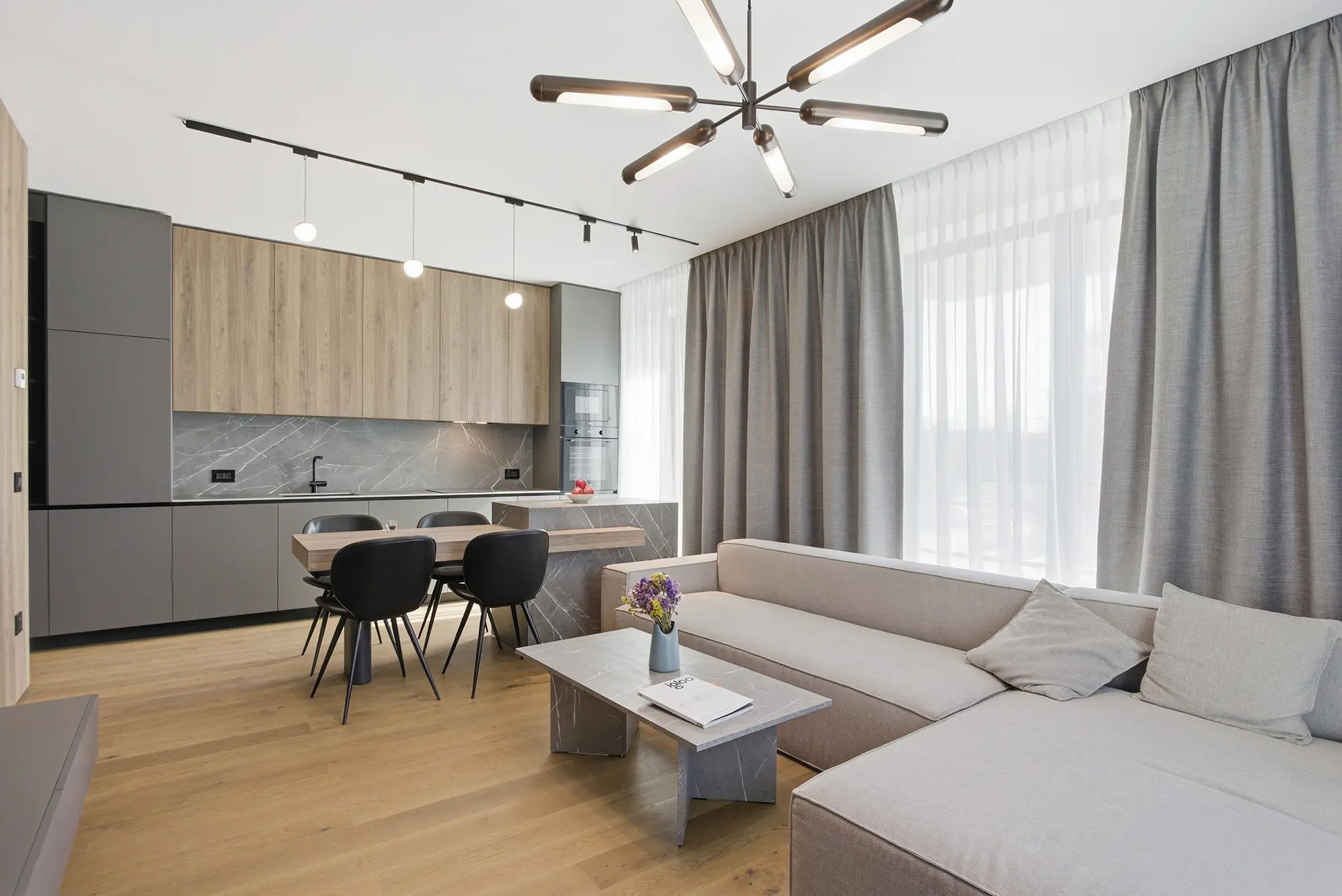 Bravy Apartments - randare interior apartament 3 camere (2)