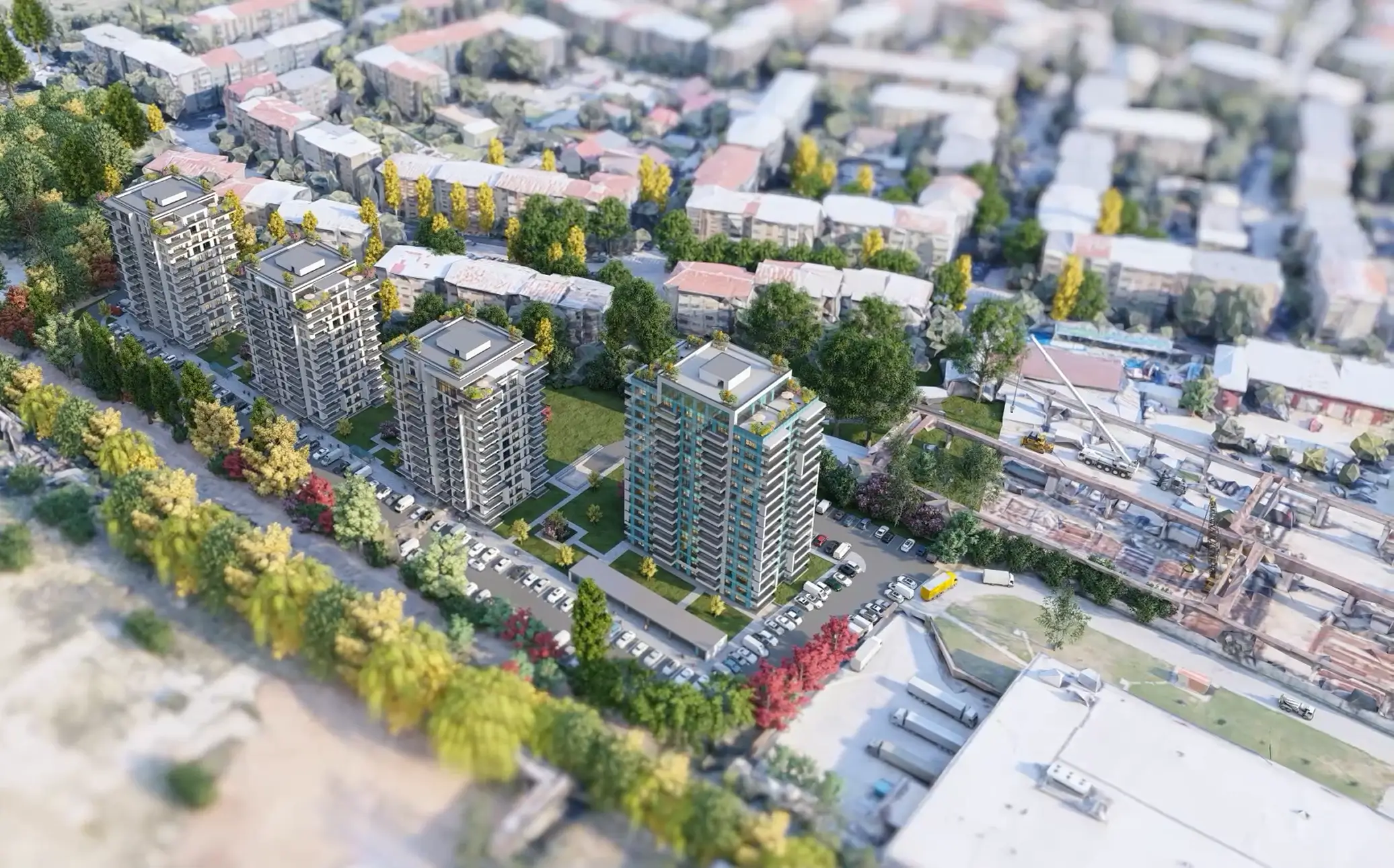 Bravy Apartments - imagine exterioară ansamblu rezidențial