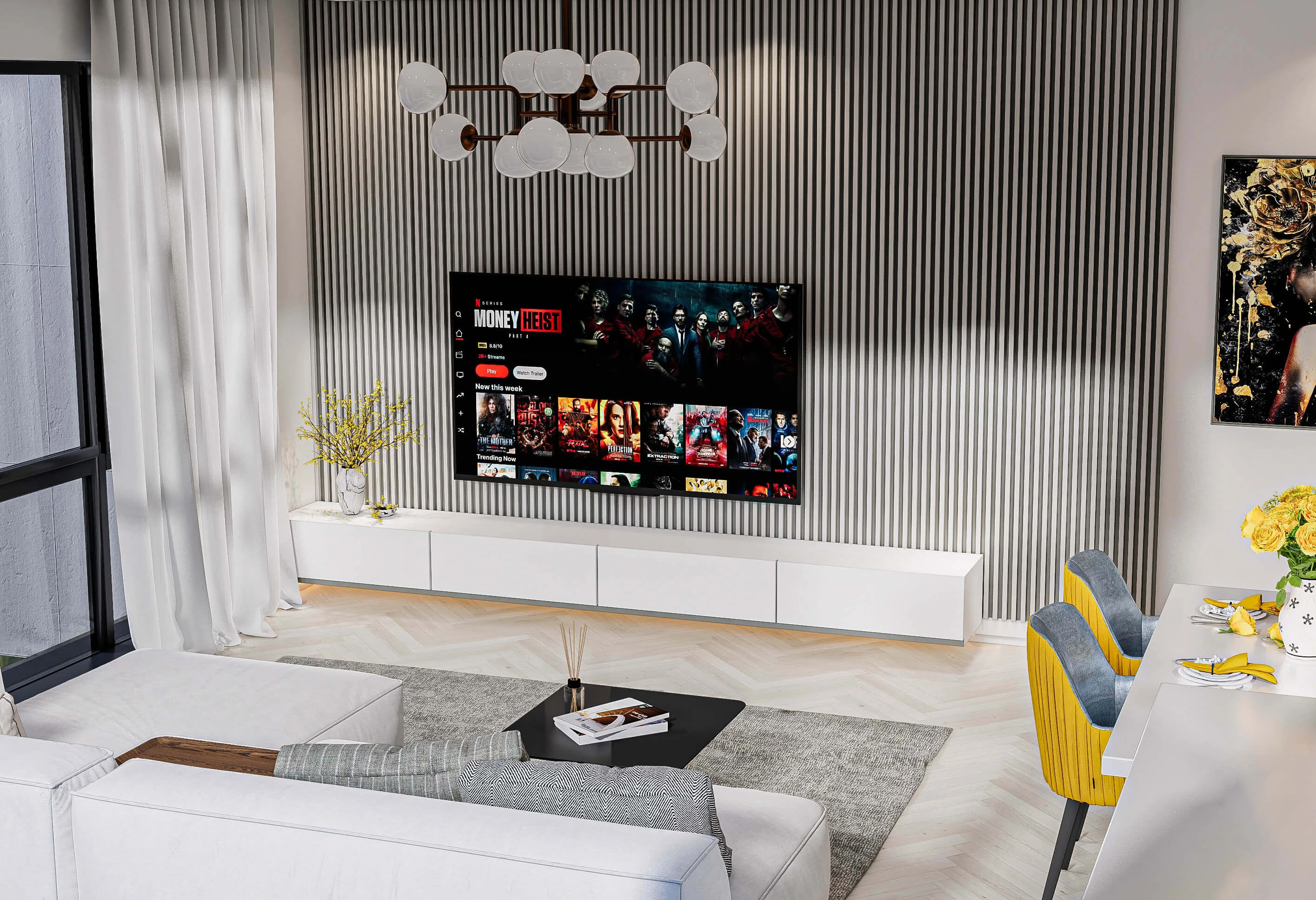 Bravy Apartments - randare interior (2)