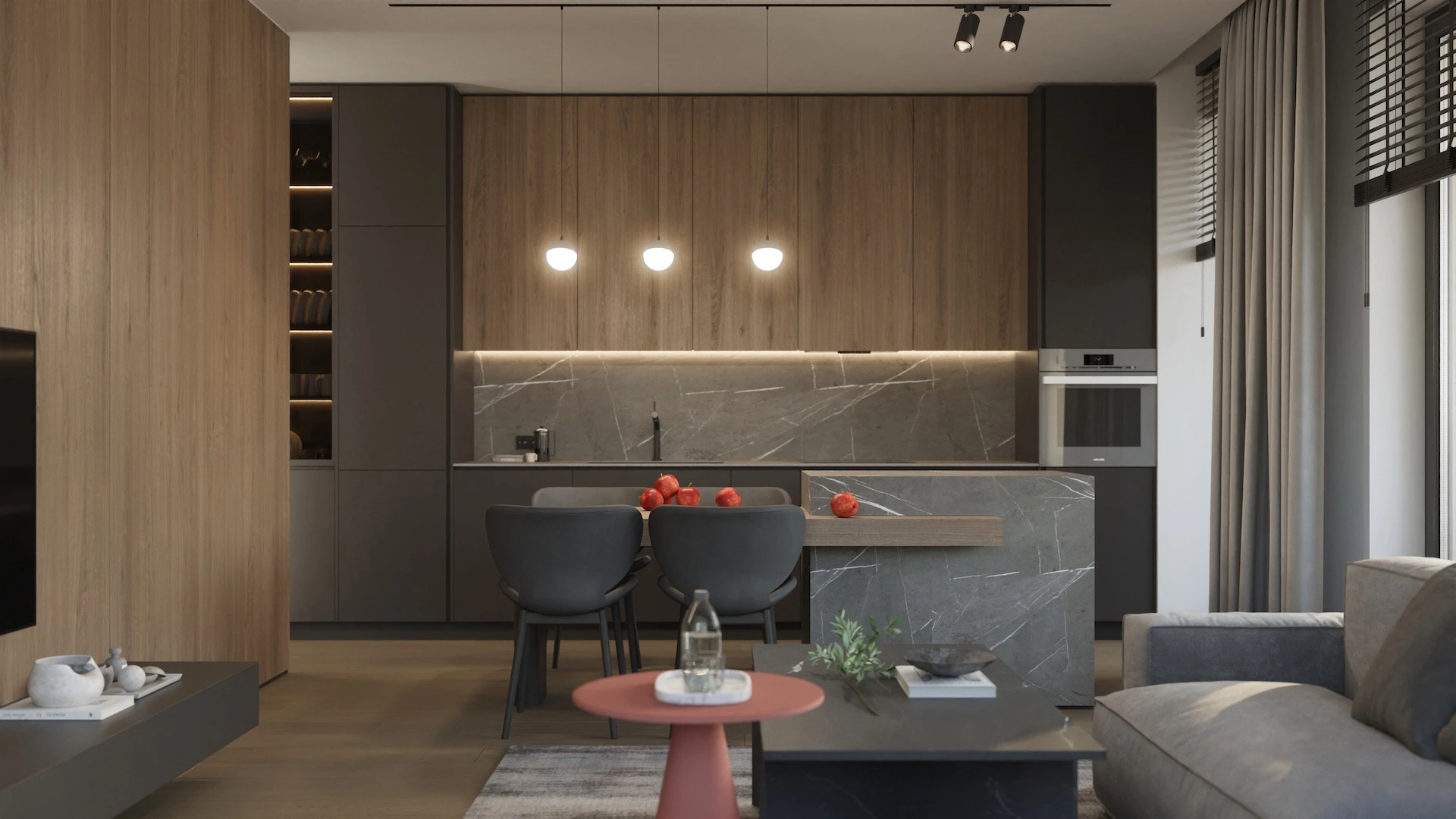 Bravy Apartments - randare interior apartament 2 camere (2)